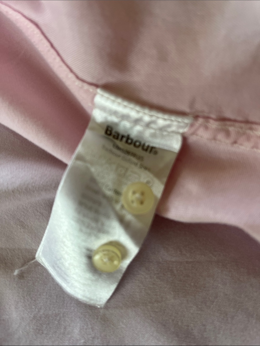 Barbour Set of 2 Shirts Pink & Blue Sz6 - Picture 7 of 16